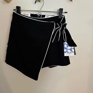 Diane Von Furstenberg for target mini skort, black xxs